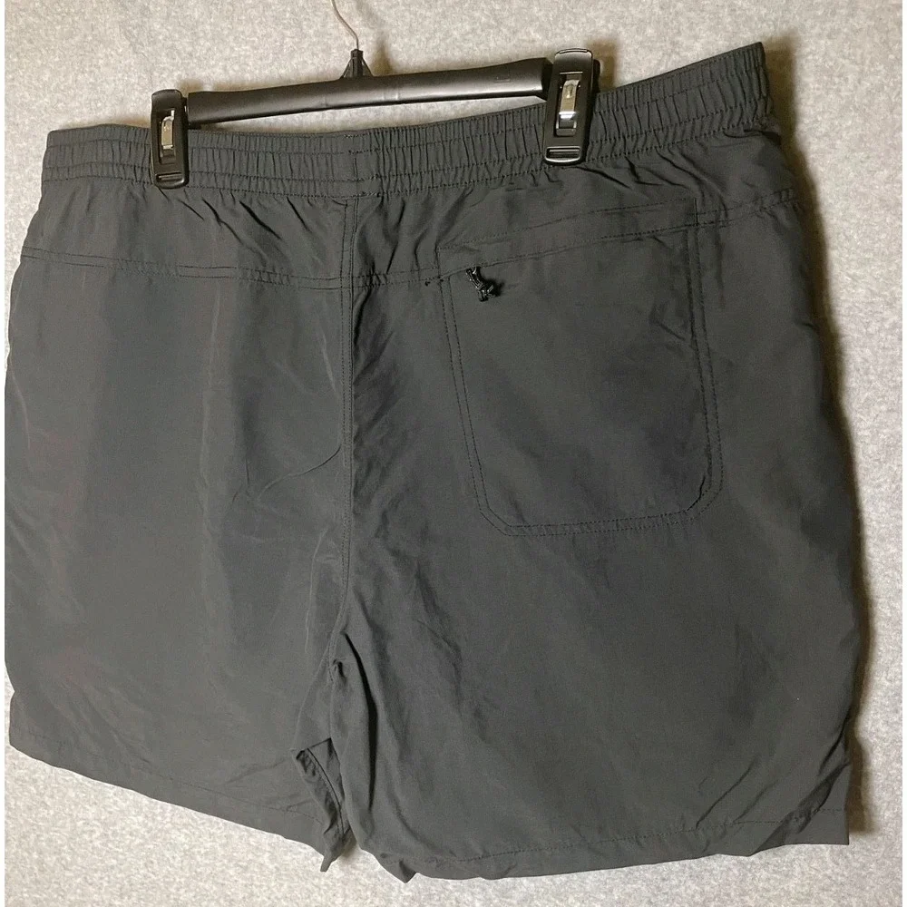 The North Face Shorts Mens XXL Grey Elastic‎ Waist Tie Nylon Athleisure